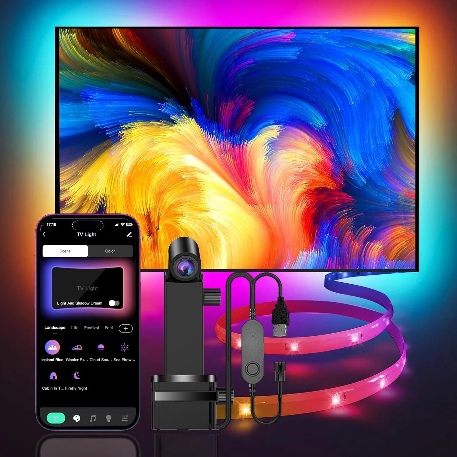 APP Control Colorful Light Strips