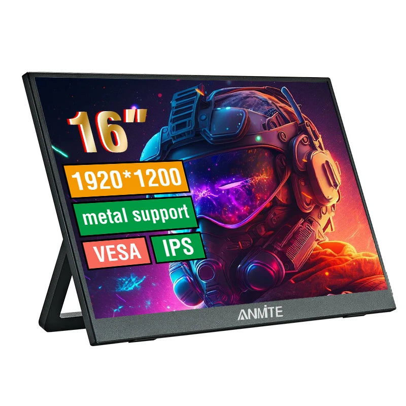 16-Inch Portable Touch Monitor 1200P HDR 16:10