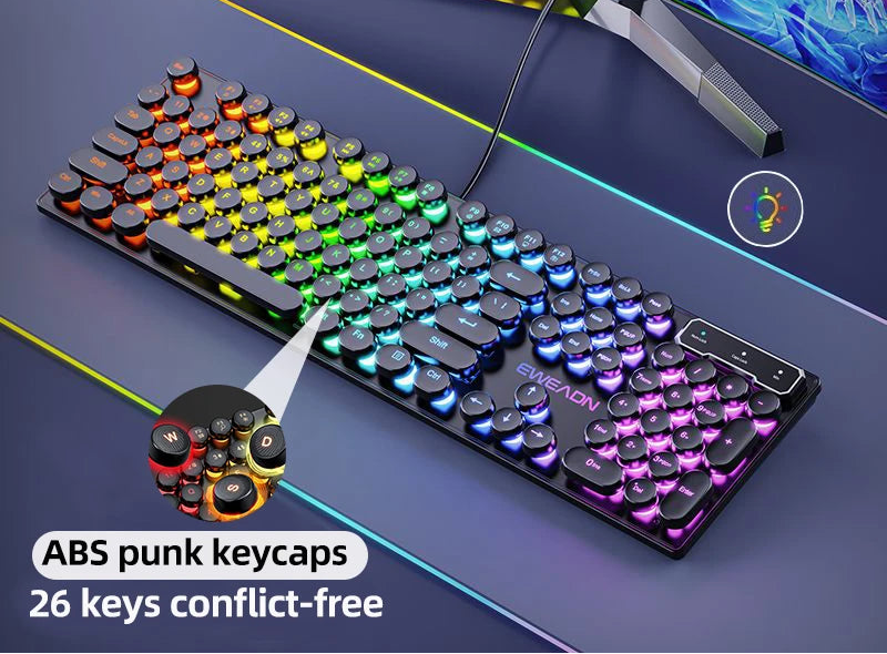 Typewriter Gaming Keyboard