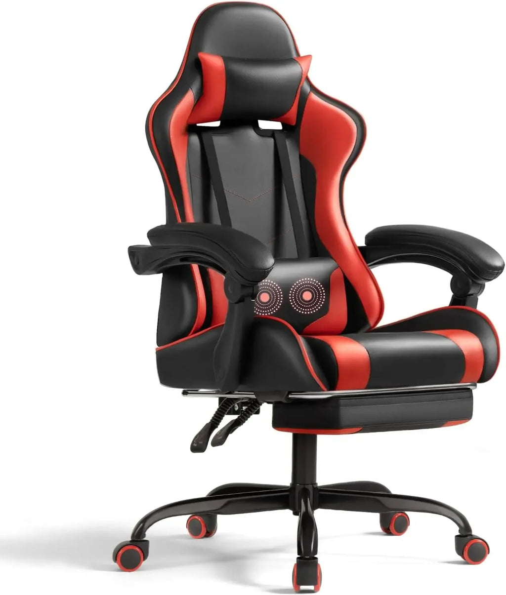 Gaming Chair with Footrest